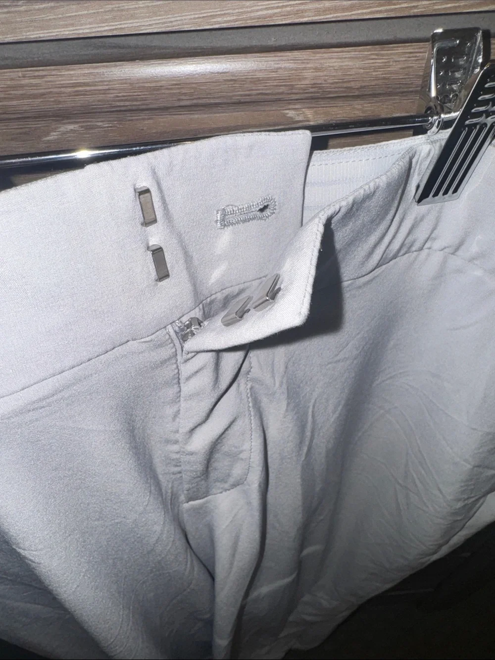 Athleta Light Gray Women's Wide-Leg Ankle Pant - Picture 3 of 6
